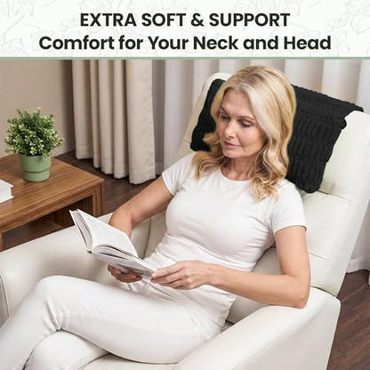 Recliner Pillow, Adjustable Neck Pillow for Recliner - color: Black