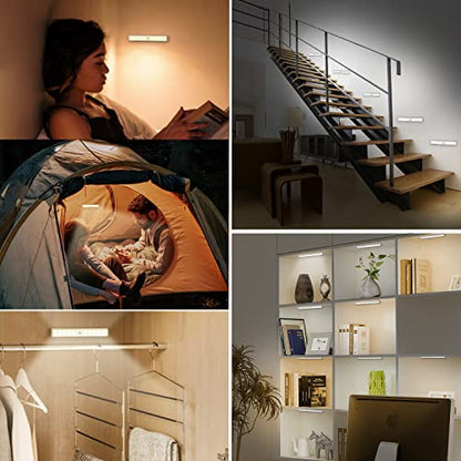 Remote Control RGB Lights Under Cabinet Lighting Rechargeable，1 Pack | 15 Color Changing, 48-LED Wireless Kitchen Counter Lights Perfect for Indoor Pantry Display Shelf Hallway - style: 1 Pack