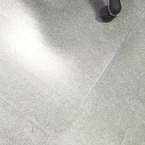 Marvelux Office Chair Mat for Low Pile Carpets 30" x 48” Clear Vinyl Protector Mat for Under Desks, Rectangular PVC Carpeted Floor Mat for Gaming Chairs and Computer Desks, Shipped Flat - size: 30" x 48"