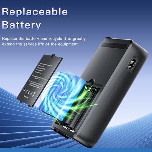 Mini UPS Battery Backup, 36W Uninterruptible Power Supply with DC 5V/9V/12V USB 5V LAN POE 15/24V Output and Real Time Monitoring Display for WiFi Router, Modem, Camera (US Plug 110V)