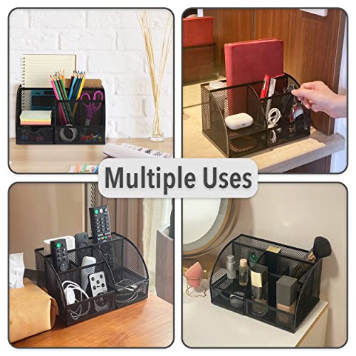 Mr. Pen- Mesh Desk Organizer, Black, Pen Holders Organizers