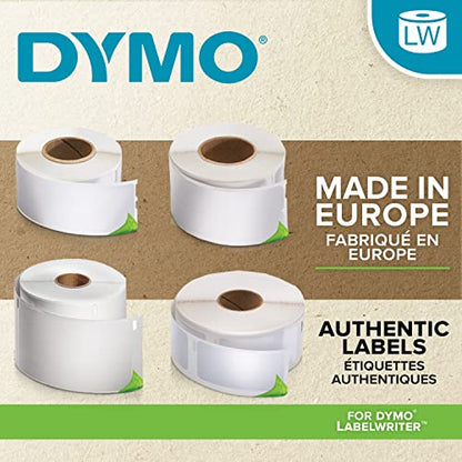 DYMO LW Durable Labels for LabelWriter Label Printers, White Poly, 1” x 2-1/8”, 1 Roll of 160 - size: 1" x 2-1/8"