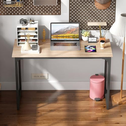 BestOffice Computer Desk,Home Office Desk, Modern Simple Style for Home Office Study Writing (Nature, 39 Inch) - color: Nature, size: 39 Inch