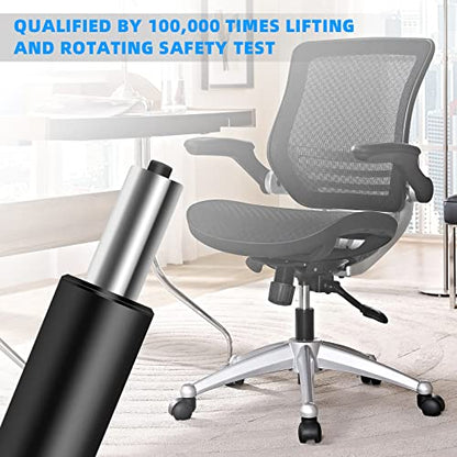 Omyoffice Adjustable Gas Lift Cylinder for Office Chairs, Black, 1000LBS Capacity | Heavy-Duty 1000 lbs, Hydraulic Pneumatic Gas Lift, Universal Fit Most Executive Gaming Desk Chairs - color: Black