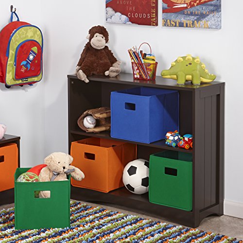 RiverRidge Horizontal Bookcase, Espresso - color: Espresso