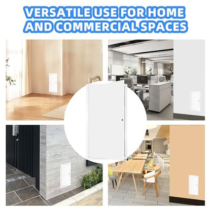 14" x 29" Metal Access Panel, 1MM Thickened Access Panel for Drywall, Aluminum Access Panel for Walls and Ceilings, Rust-Resistant and Easy-to-Install Drywall Access Panel - size: 14in*29in
