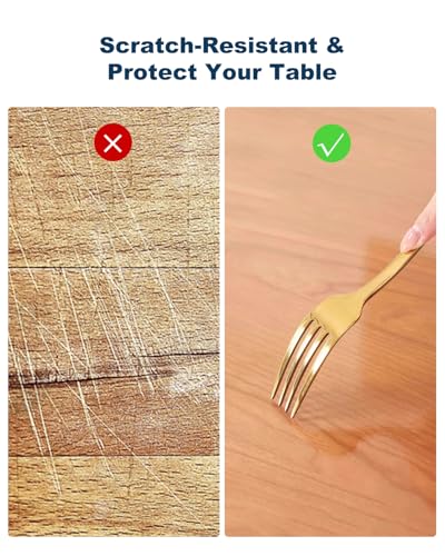 24" x 48" Crystal Clear Plastic Table Cover Protector - color: Clear, size: 24" x 48"