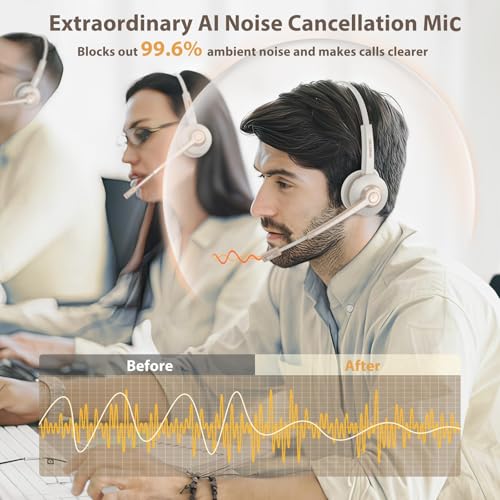 Wireless Headset with Microphone