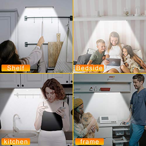 Diomart Under Cabinet Lighting with Remote, 3 Color Temps,4 Pcs - size: 4 Pack