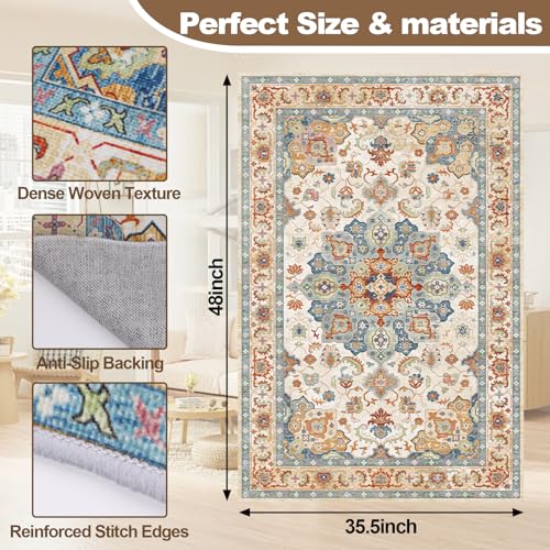 Office Chair Mat for Hardwood Floors - 48X35.5” Desk Chair Mat for Rolling Chair, Under Desk Rug Protects Hard Floors from Damage, Low Pile Floor Protector for Rolling Chair, Non-Slip