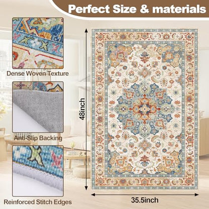 Office Chair Mat for Hardwood Floors - 48X35.5” Desk Chair Mat for Rolling Chair, Under Desk Rug Protects Hard Floors from Damage, Low Pile Floor Protector for Rolling Chair, Non-Slip