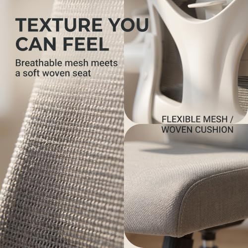 Ergonomic Office Desk Chair High Back Mesh Computer Chair (03Grey, Chair) - color: 03grey