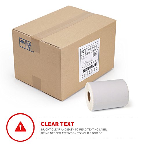 [2 Rolls, 440 Labels] 4”x 6” Postage Thermal Shipping Labels 4x6 Thermal Labels Roll Compatible with Dymo 4XL 1744907 LabelWriter - size: 2 pack