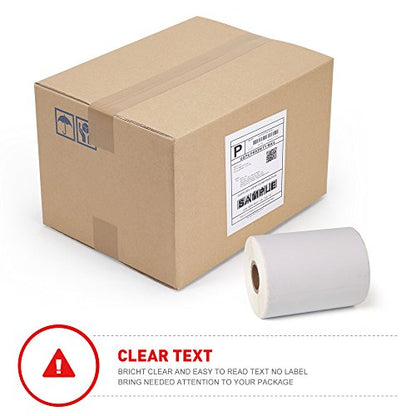 [2 Rolls, 440 Labels] 4”x 6” Postage Thermal Shipping Labels 4x6 Thermal Labels Roll Compatible with Dymo 4XL 1744907 LabelWriter - size: 2 pack