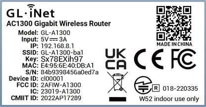GL.iNet GL-A1300 Pocket VPN Travel Router - Portable Wi-Fi Router for Travel, Easy to Set up, Connect to Public & Hotel Wi-Fi login Page | Built-in VPN client and server for 30+ providers, AdGuard Home ready for ad blocking, repeater mode for hotel and RV