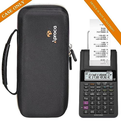 Aproca Case Compatible with Casio HR-10RC Mini Desktop Printing Calculator, Portable Storage Bag for Paper Rolls and Accessories (Case Only)