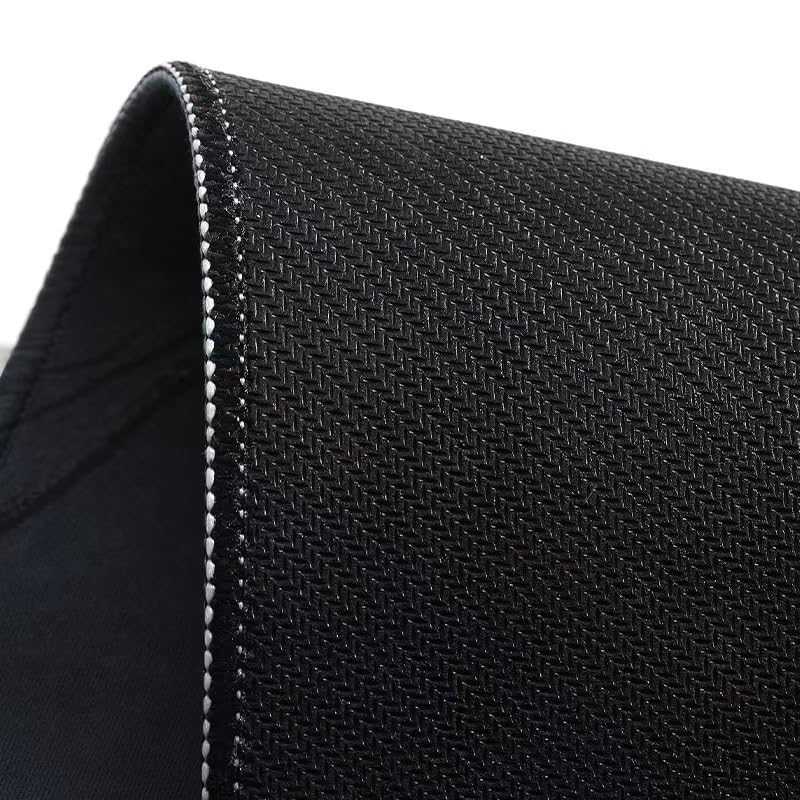 Large Desk Pad Waterproof Protector with Stitched Edges - 70x30cm (27.6x11.8in) - Large Mouse Pad, Office Desk Mat, Non-Slip Desk Blotter Laptop Desk Pad for Home and Office- Pure Color Rubber