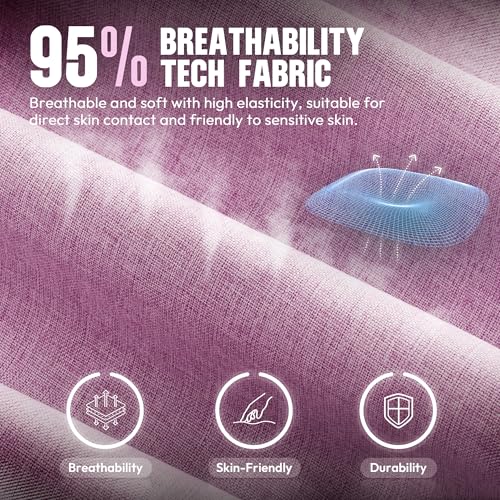 Dowinx Gaming Chair Fabric with Pocket Spring Cushion, High Back Ergonomic Computer Chair with Footrest for Adults, Massage Lumbar Support Swivel Game Chair for Office Gaming 300LBS, Pink - color: Pink