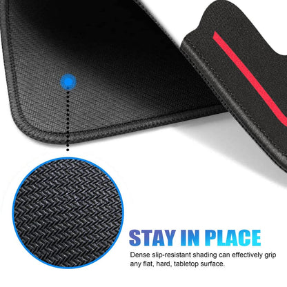 Mouse Pad Desk Mat, Premium Mouse Pad, Gaming Mousepad Desk pad, Computer Mouse Mat with Non-Slip Rubber Base for Computer Desktop - color: C-a-w