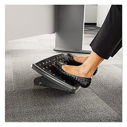 3M Adjustable Foot Rest, 18 in Wide Non-Skid Platform, Grey