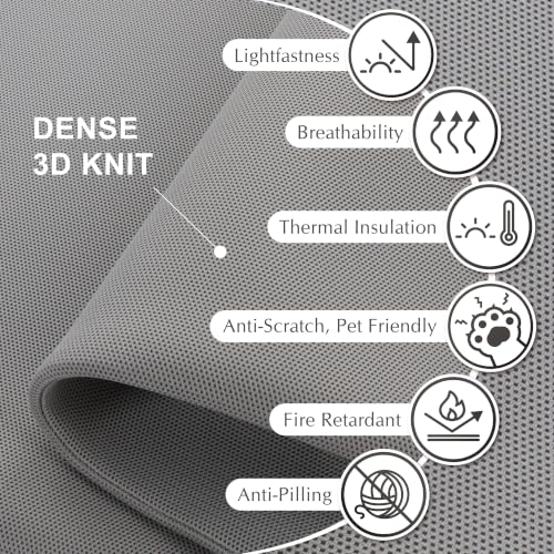 DECOLAB Desk Dividers, Portable Table Partition Panel 48"x18", Steel - color: Steel