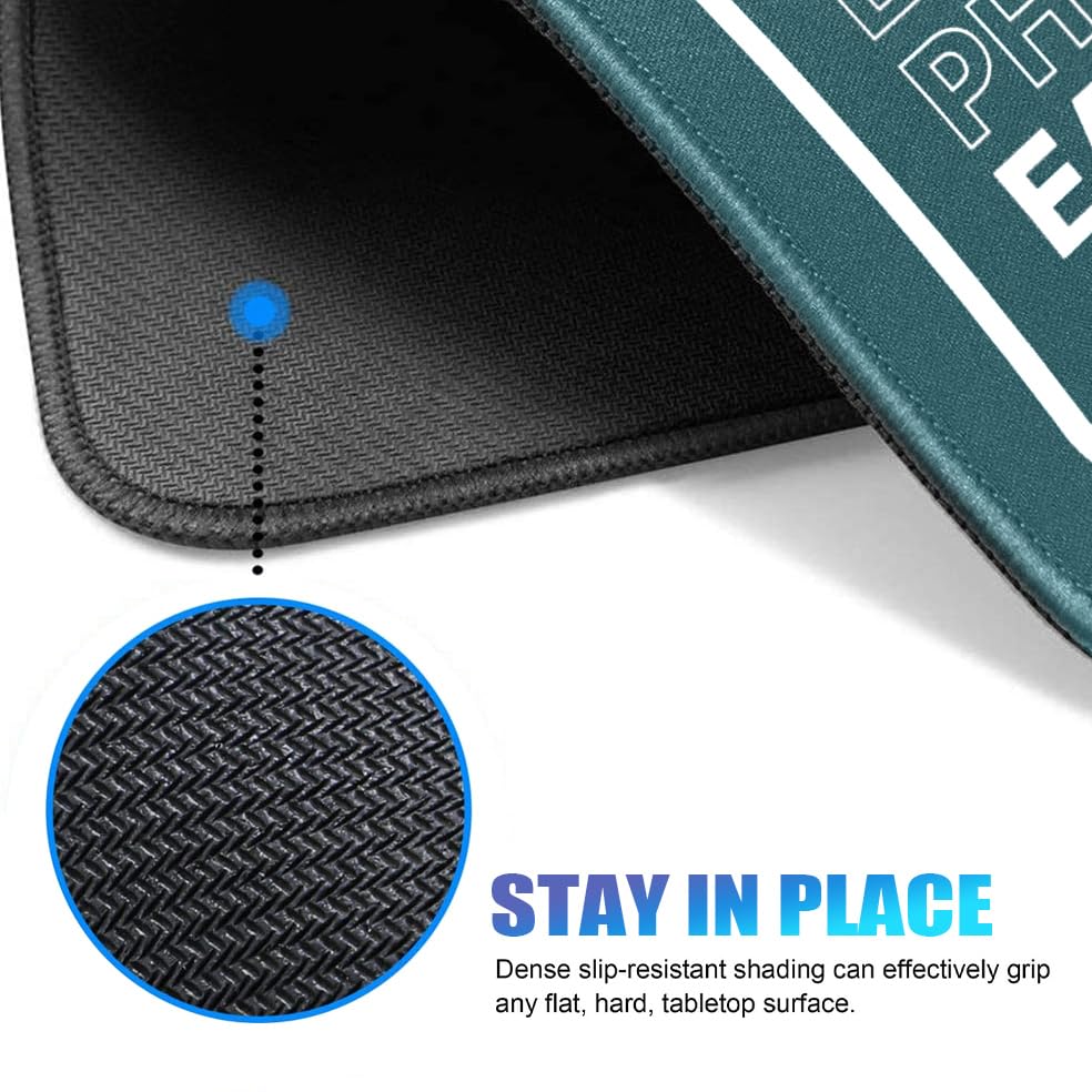 Mouse Pad Desk Mat, Premium Mouse Pad, Gaming Mousepad Desk pad, Computer Mouse Mat with Non-Slip Rubber Base for Computer Desktop - color: E-n-e