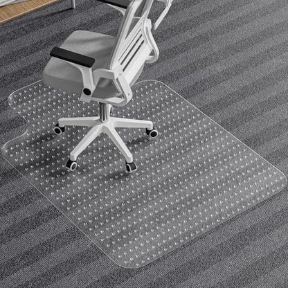 36"x48"with Lip Office Chair Mat for Carpet, Desk Chair Mat for Low Pile - size: 36" x 48" with lip