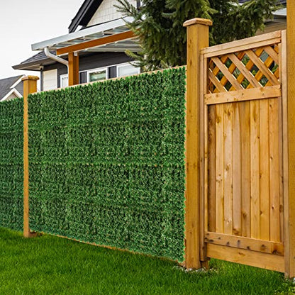 Artifical Ivy Privacy Fence Screen, 47.2x157.5in(51sqft) Faux Ivy Vine Leaf | Artificial Hedges Greenery Backdrop Wall for Balcony Indoor Outdoor Garden Fence Decor - size: 47.2x157.5(51sqft)
