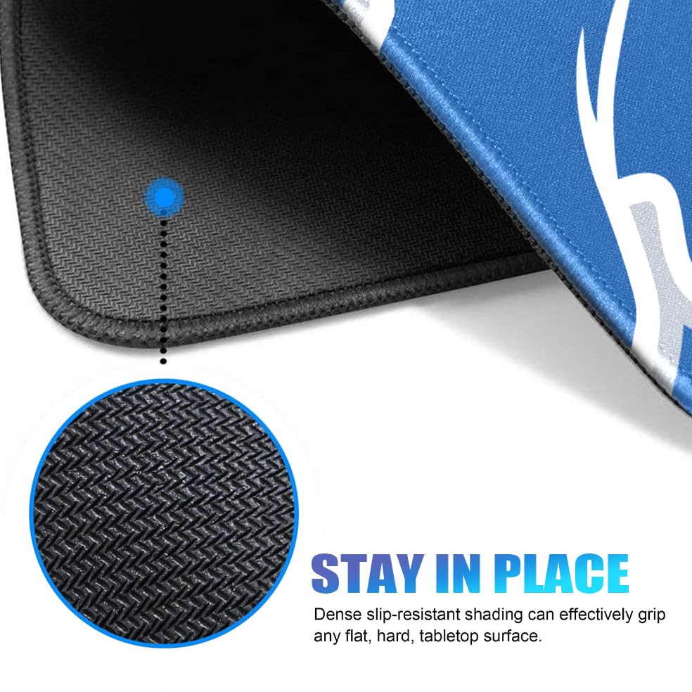 Mouse Pad Desk Mat, Premium Mouse Pad, Gaming Mousepad Desk pad, Computer Mouse Mat with Non-Slip Rubber Base for Computer Desktop - color: N-X-S