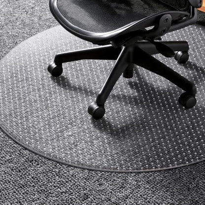 Office Chair Mat for Low-Pile Carpet, 36 in Round, Carpet Protector - size: 36" x 36" Round (for low-pile carpet)