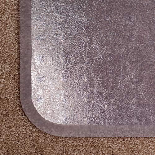 ES Robbins Everlife Extra High Pile Chair Mat, 45"x53", Clear