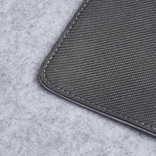 Premium Felt Desk Mat | Medium 12" x 36" | Multifunctional Desk Pad for Home Office | Light Gray - color: Light Gray, size: 12" x 36"