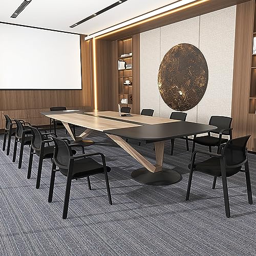 COSTWAY Stackable Office Guest Chairs Set of 2 with Armrests, No Wheels | Conference Room Chairs with Mesh Backrest and Upholstered Seat, Ergonomic Waiting Room Chairs for Office Home Reception Area - size: 2 Pack, style: No Wheels