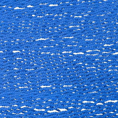 Sunnydaze 75" x 55" Bed, Heavy-Duty Double Rope Hammock for Outside, Blue - color: Blue