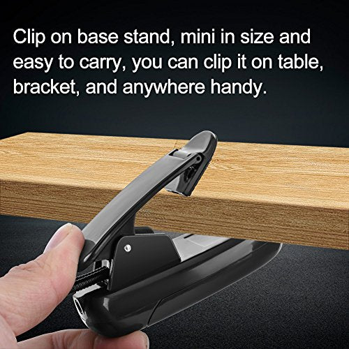 Joyzan Music Stand Light, Clip on LED Book Lights Dual Arm Reading Lamp | Rechargeable Eye Cared 360°Flexible Gooseneck Clamp Light Battery Operated for Bed Bookworms Piano Player Travel Orchestra - size: 6 beads