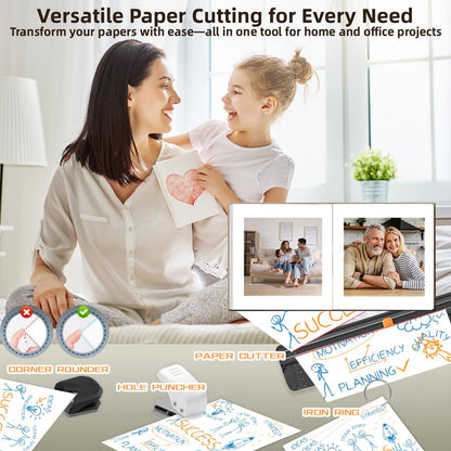 Laminator Machine 9-Inch Portable Thermal Laminater with Hot & Cold Modes, A4 Small Laminating Machine with ABS Jam-Release, 3-Min Warm-Up, 6-in-1 Photo Laminadoras Kit for Classroom, Black