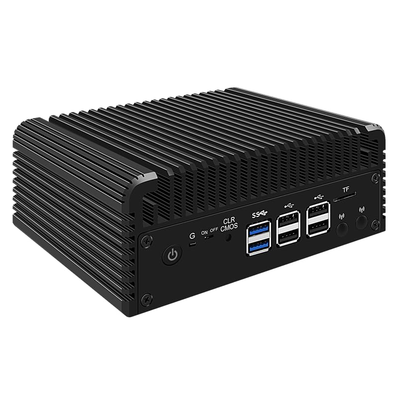 CWWK Firewall Mini PC Intel N Series N100,DDR5 32G RAM 512G NVMe SSD,4 x 2.5GbE i226V LAN,Micro Router Appliance,AES-NI,OPNsense - size: 32G RAM 512G SSD
