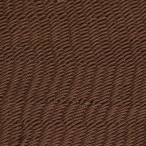 Sunnydaze 75" x 55" Bed, Heavy-Duty Double Rope Hammock for Outside, Mocha - color: Mocha