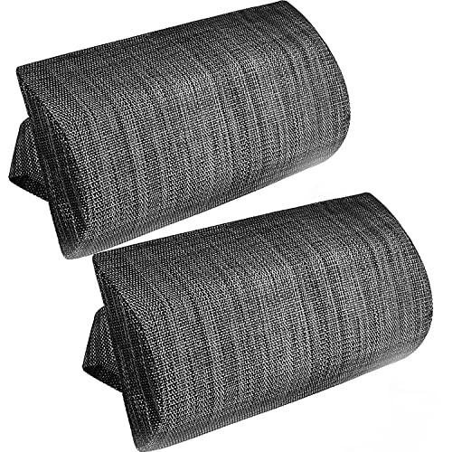 Zero Gravity Chair Set of 2 Replacement Pillow Headrest with Elastic Band, Universal Soft Removable Padded Cushion Head Pillow for Zero Gravity Lounge Chair, Folding Patio Lawn Recliner Chair, Grey - color: Grey, size: 2 Pack